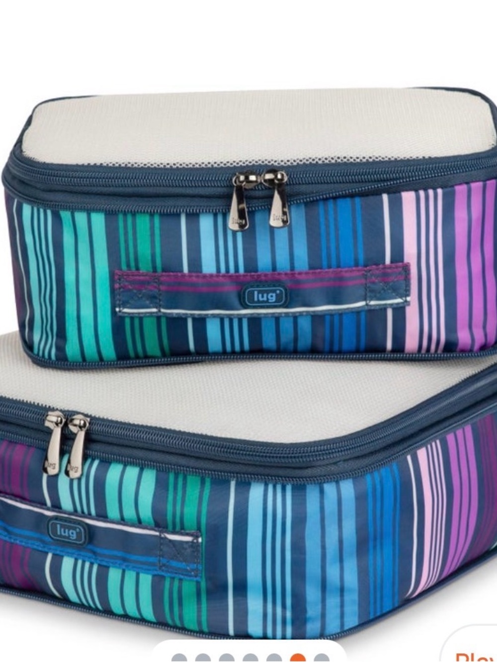 lug Cargo 2pc Packing Cubes NWT lovestripe multi